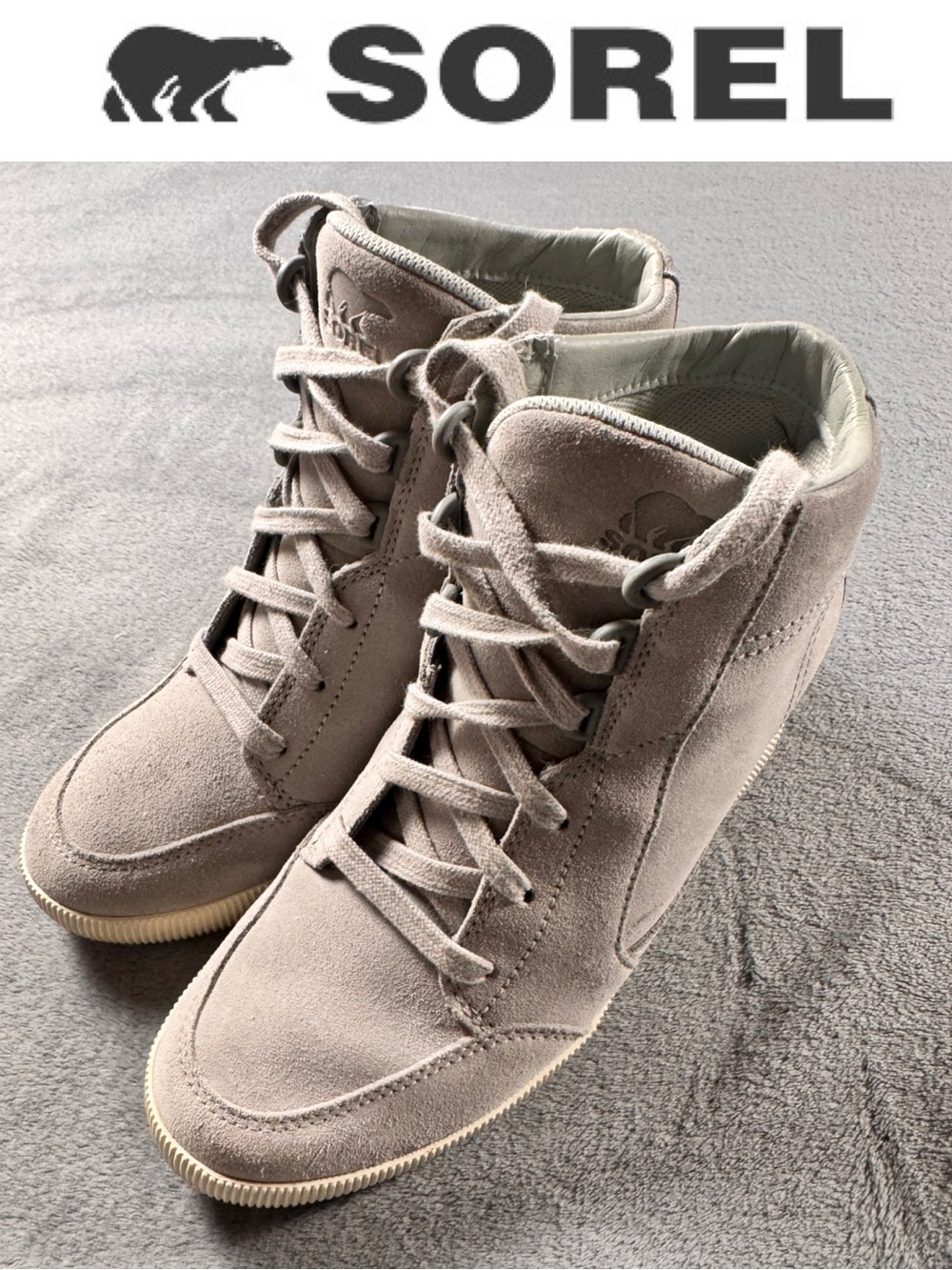 Sorel Women's Out N About Wedge Bootie in Dove Quarry